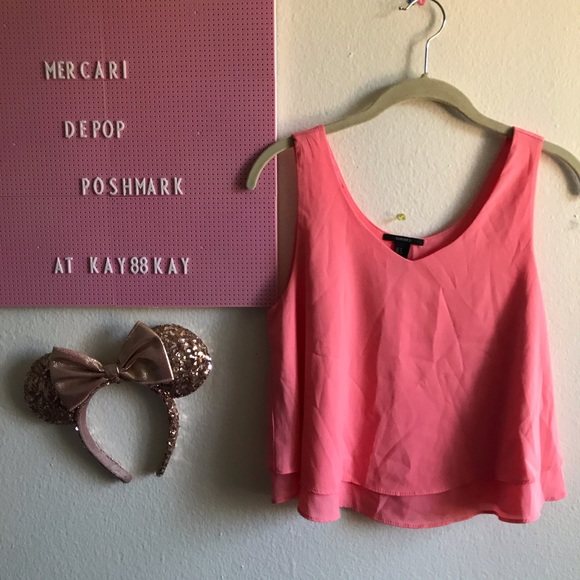 pink coral tank top - Picture 1 of 6